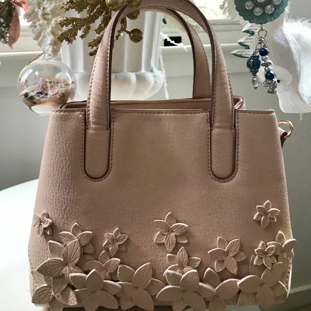 Pink petite satchel bag